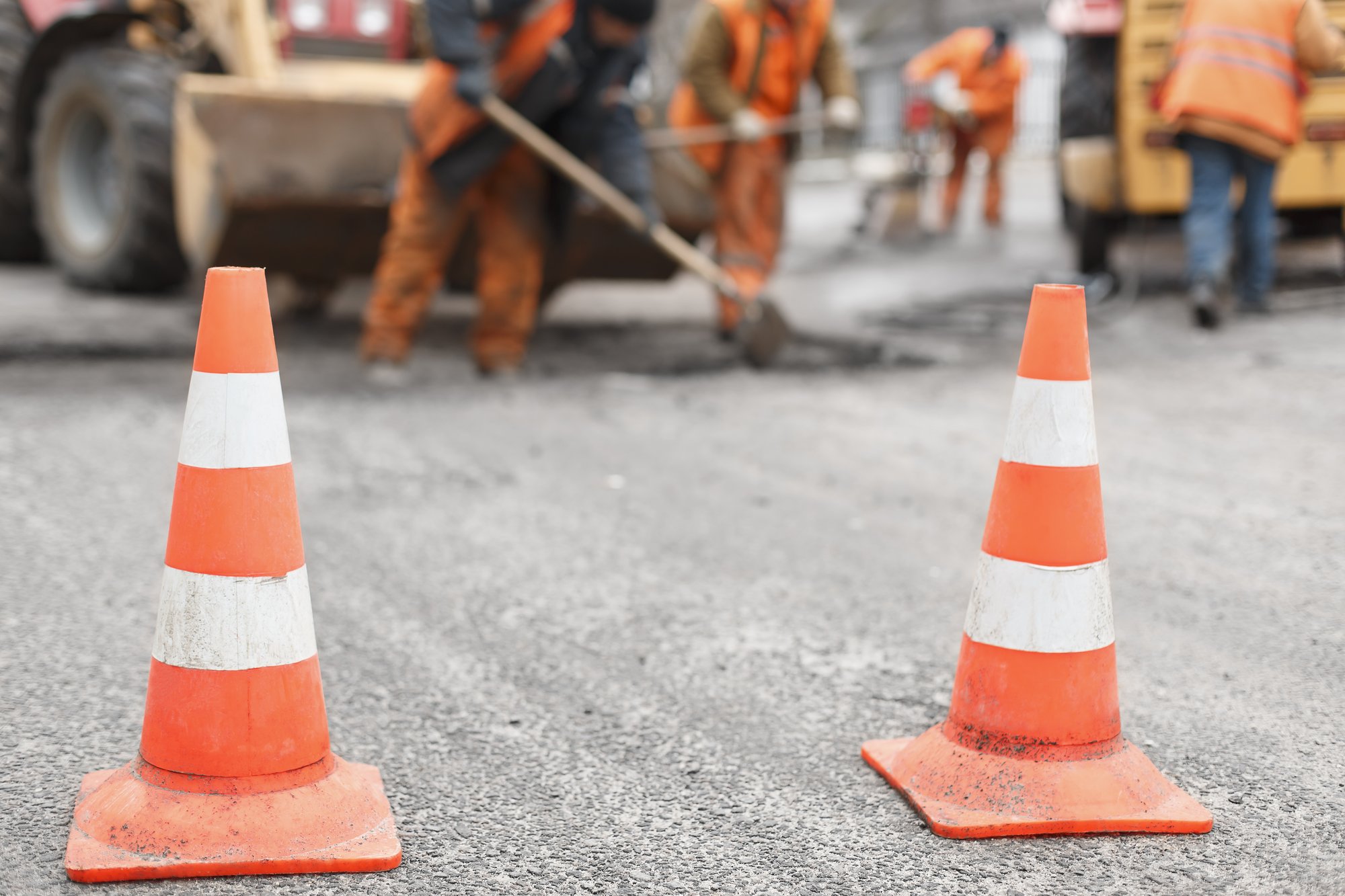 Traffic Cones for Road Work